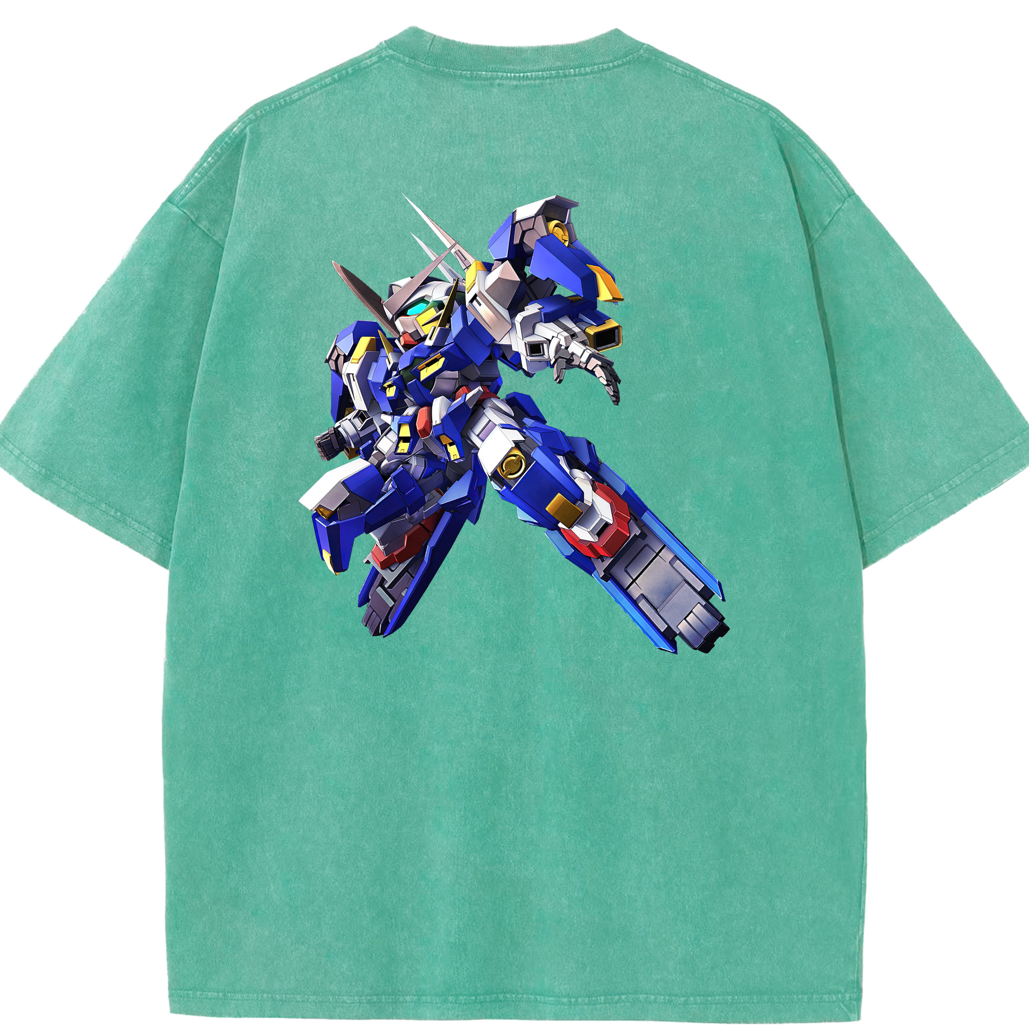 （画像用） 機動戦士ガンダム Mobile Suit Gundam 綿100% ヴィンテージ風 半袖Tシャツ（背面プリント）